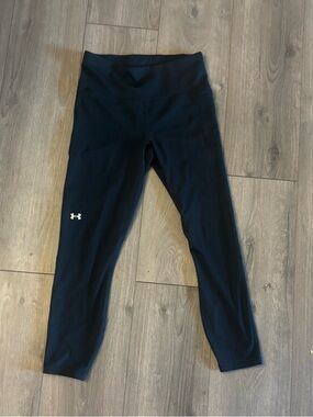 Under Armour Black Cropped Performance Leggings